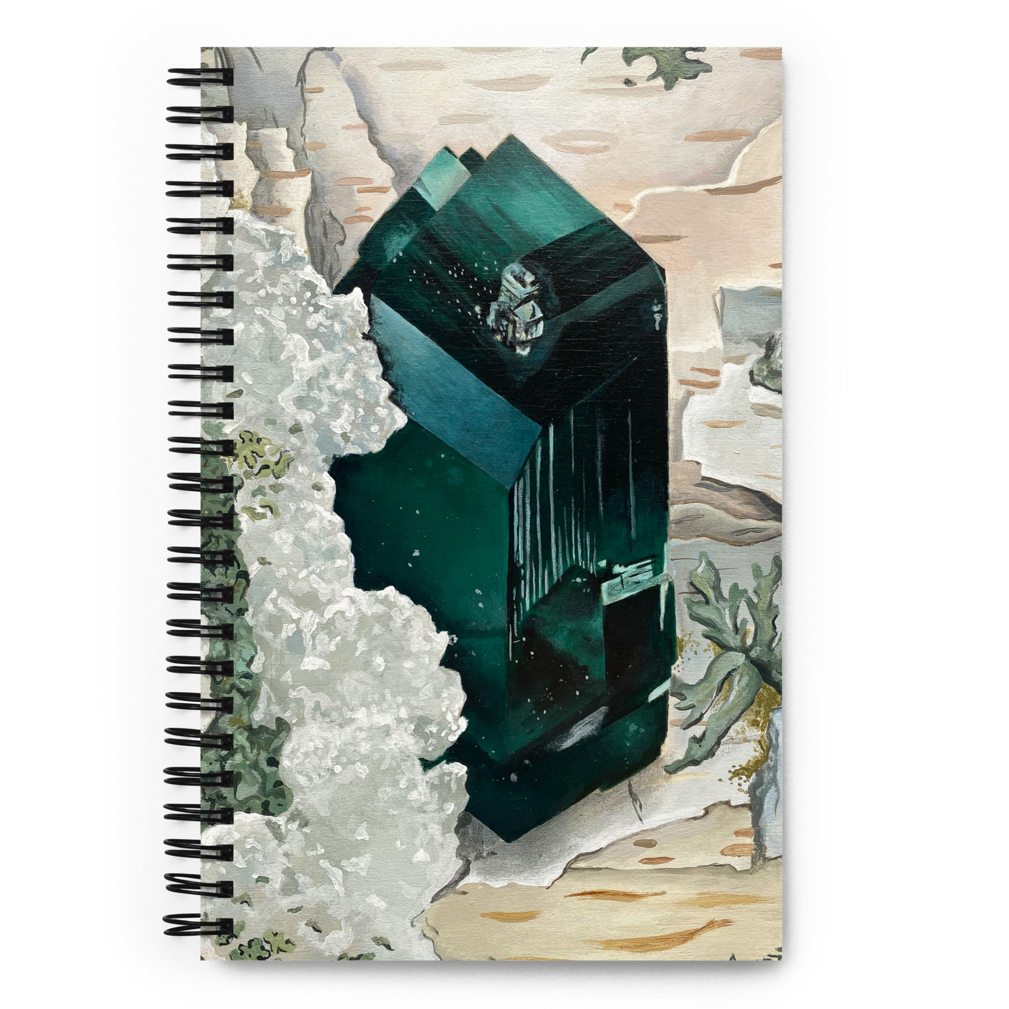 Dioptase on Birch Notebook