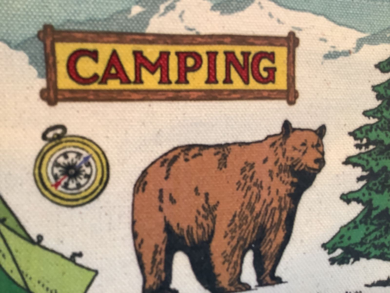 Cavallini Large Pouch Camping