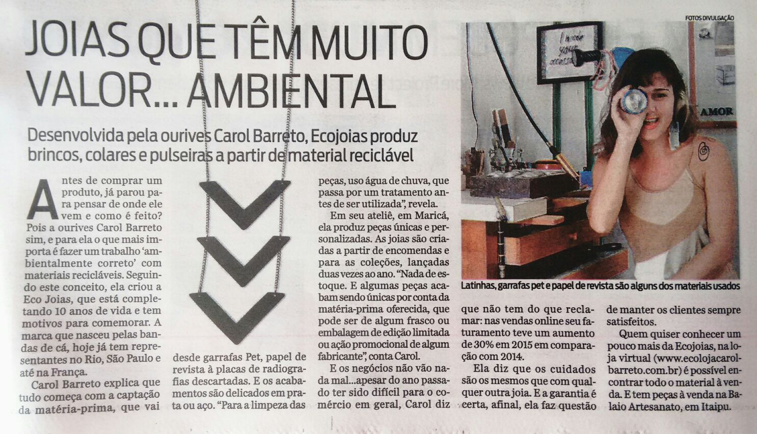Jornal O Dia - Caderno Niterói