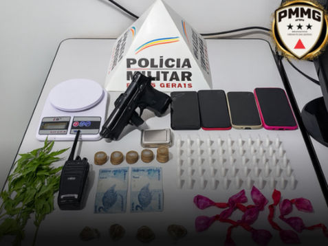 Polícia Militar prende traficantes no Tejuco e apreende grande quantidade de drogas