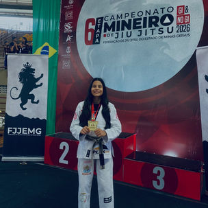Mika mantém invencibilidade e vence todas as lutas na 6ª etapa do Campeonato Mineiro de Jiu-Jitsu