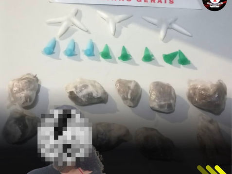 Homem é preso por tráfico de drogas após perseguição policial em Casa Branca