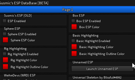 Susmics ESP Universal Mobile Script
