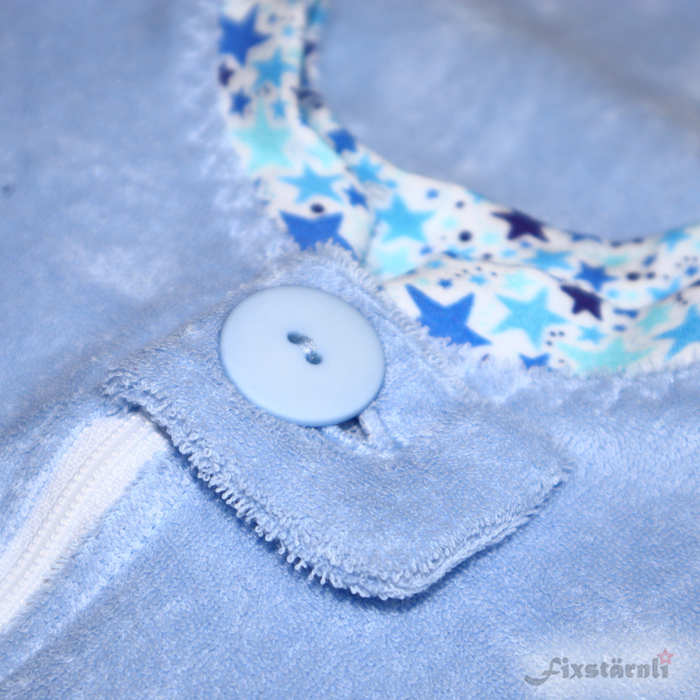 Fixdecke hellblau - Sterne