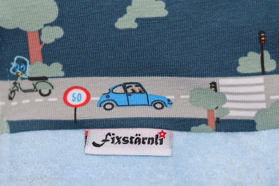 Miniaturbild: Fixdecke hellblau - 70/140
