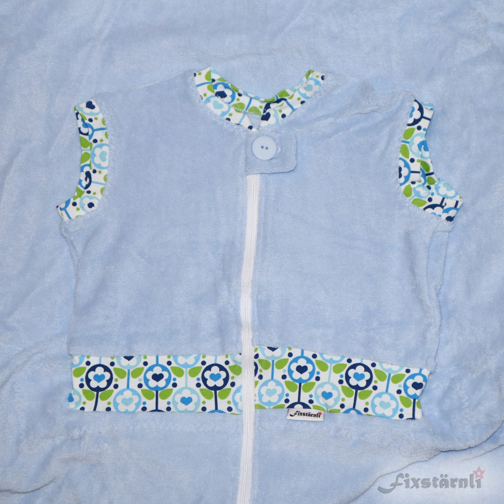 Fixdecke hellblau - Herzblumen