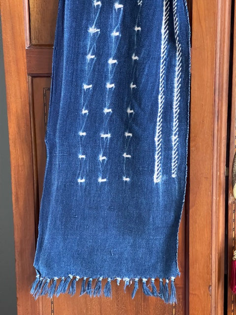 Thumbnail: Vintage African Indigo Scarf