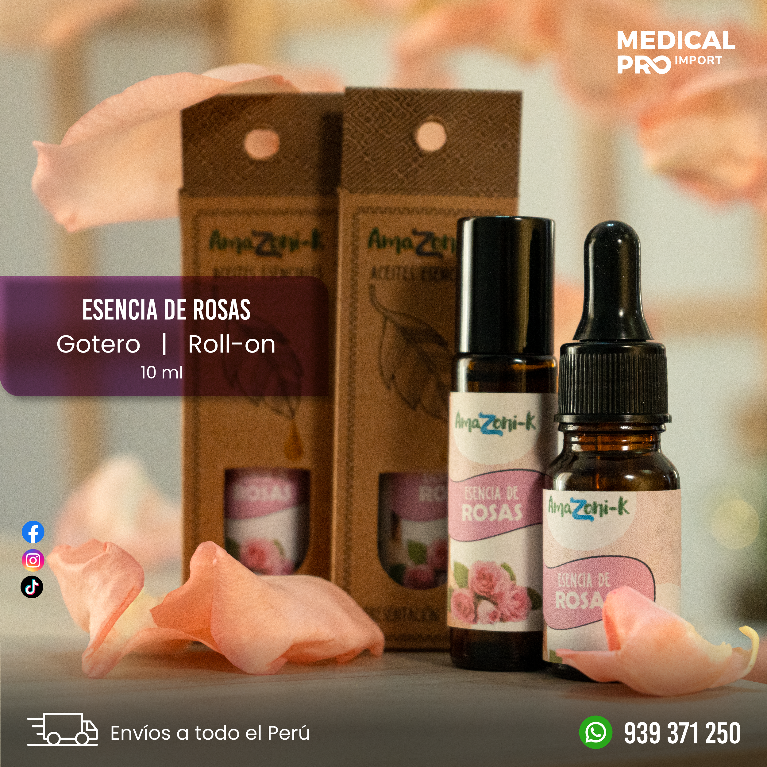 Aceite esencial de Rosas