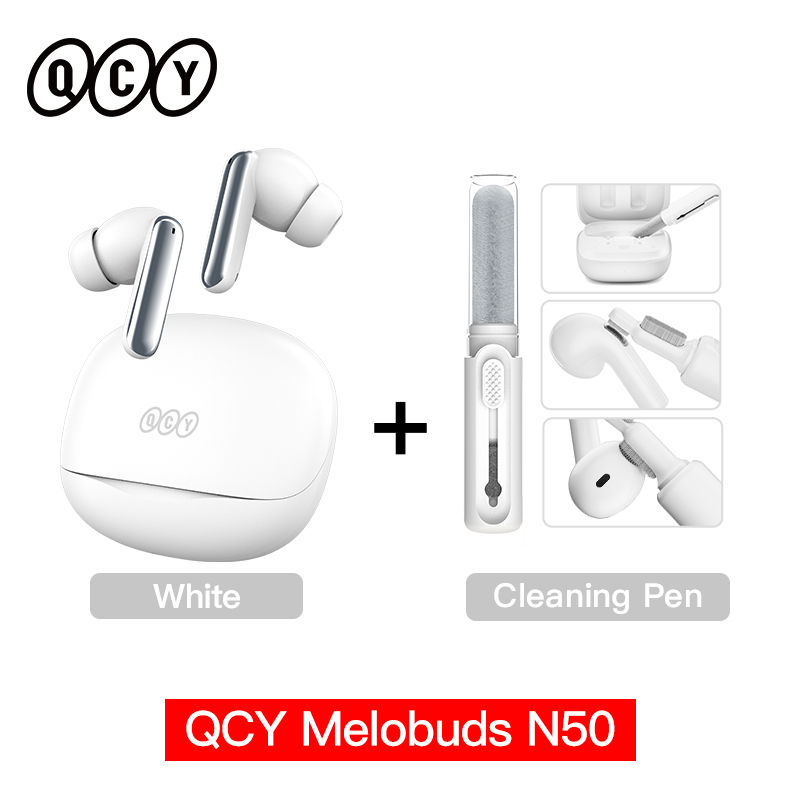 Thumbnail: QCY Melobuds N50 ANC Bluetooth 5.4 Wireless Earphones Active Noise Cancellation 