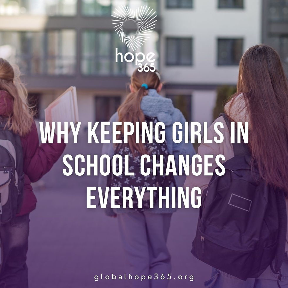Education as Prevention: Why Keeping Girls in School Changes Everything
