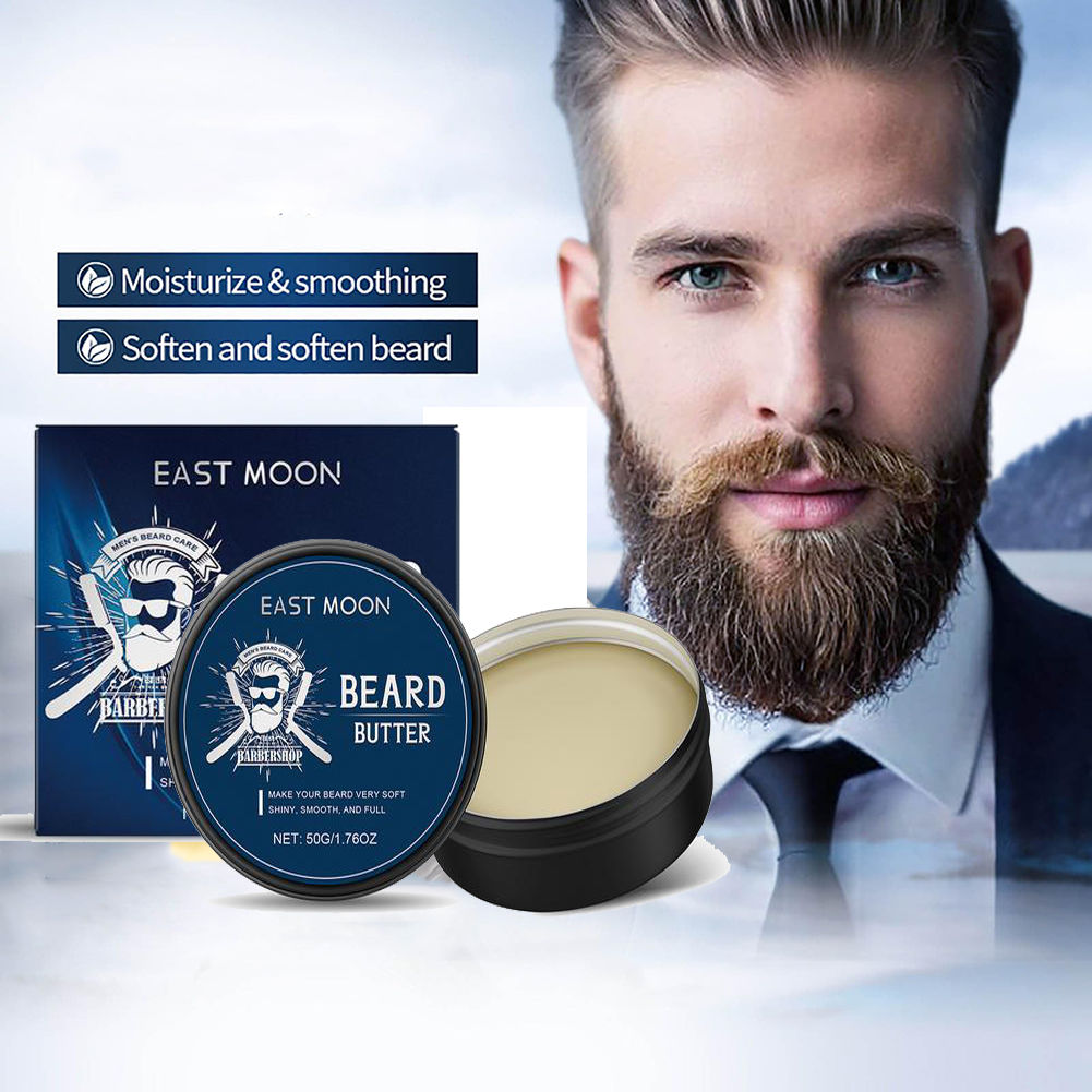 Bálsamo de barba de sândalo para homens condicionador de barba hidratante repa
