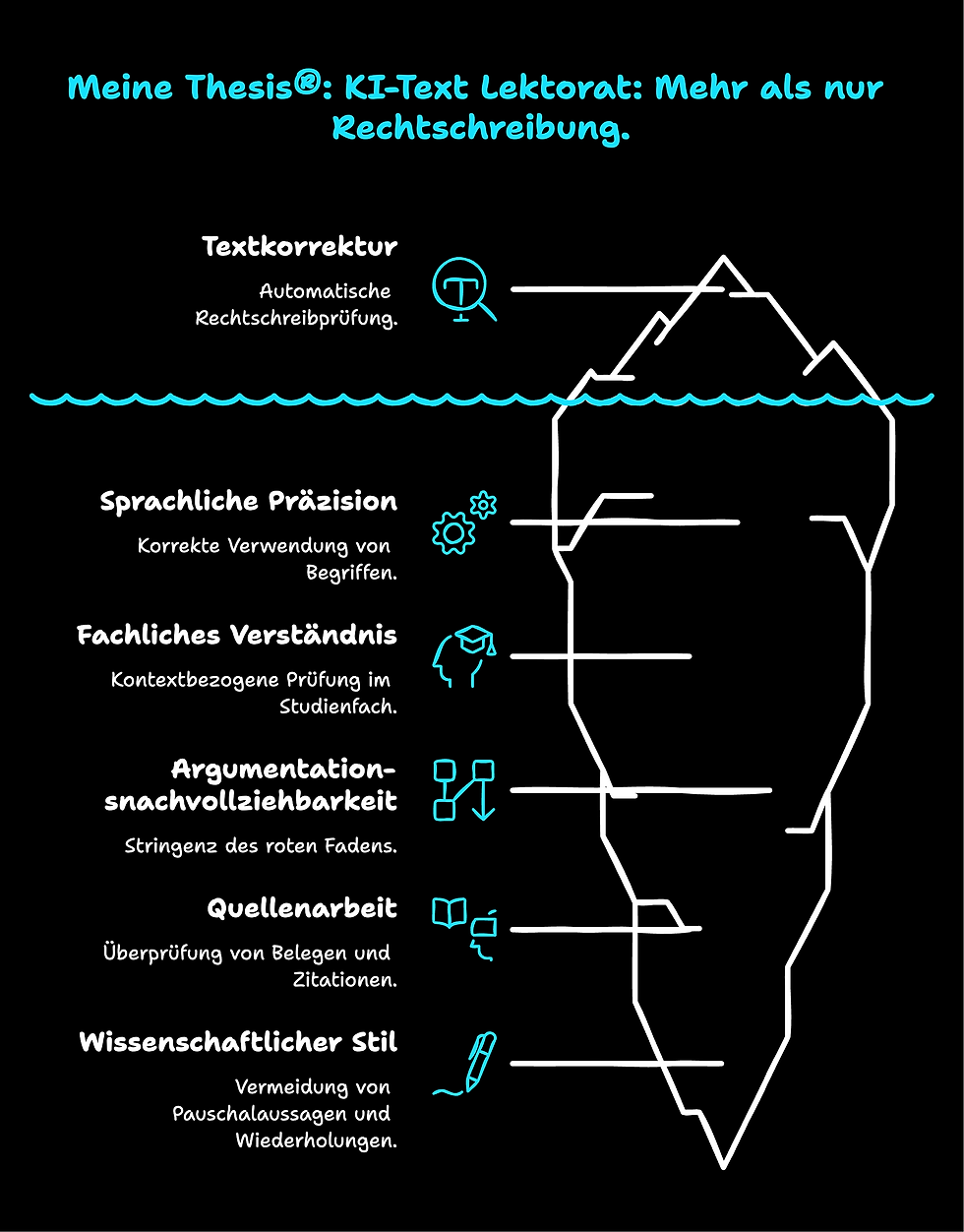 Meine Thesis: KI-Text Lektorat: Mehr als nur Rechtschreibung