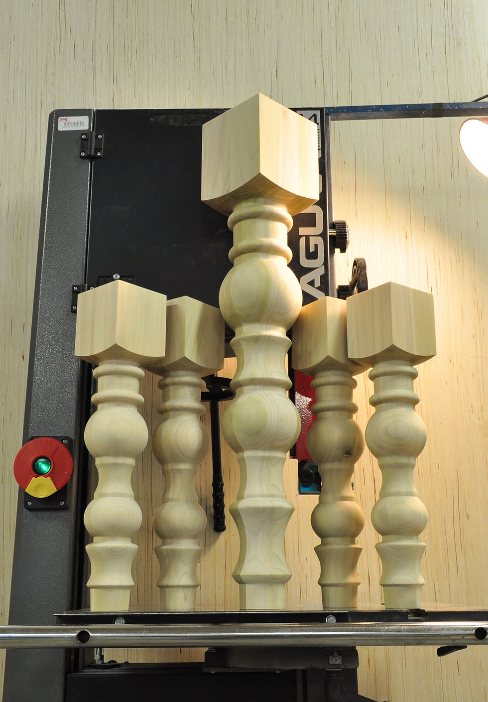Thumbnail: Modern Country Dining Table Legs 5" x 5" x 28.5" (Set of 4 legs)