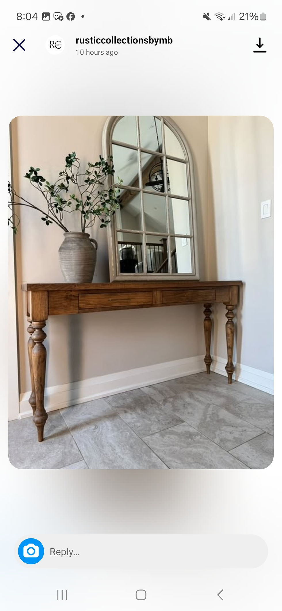 Thumbnail: Turned Console Table Legs style 17  (set of 4) legs 