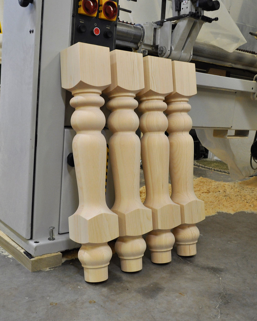 Thumbnail: 5"x 5" Chunky Kitchen Island Legs ( set of 4 legs)