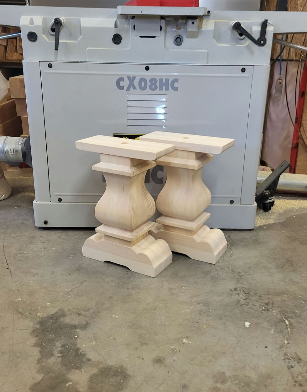 Thumbnail: Trestle Bench Legs Style 10  (set of 2 legs)