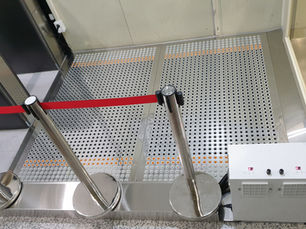 유진 플렛폼 에어샤워룸 앞단 설치!!!