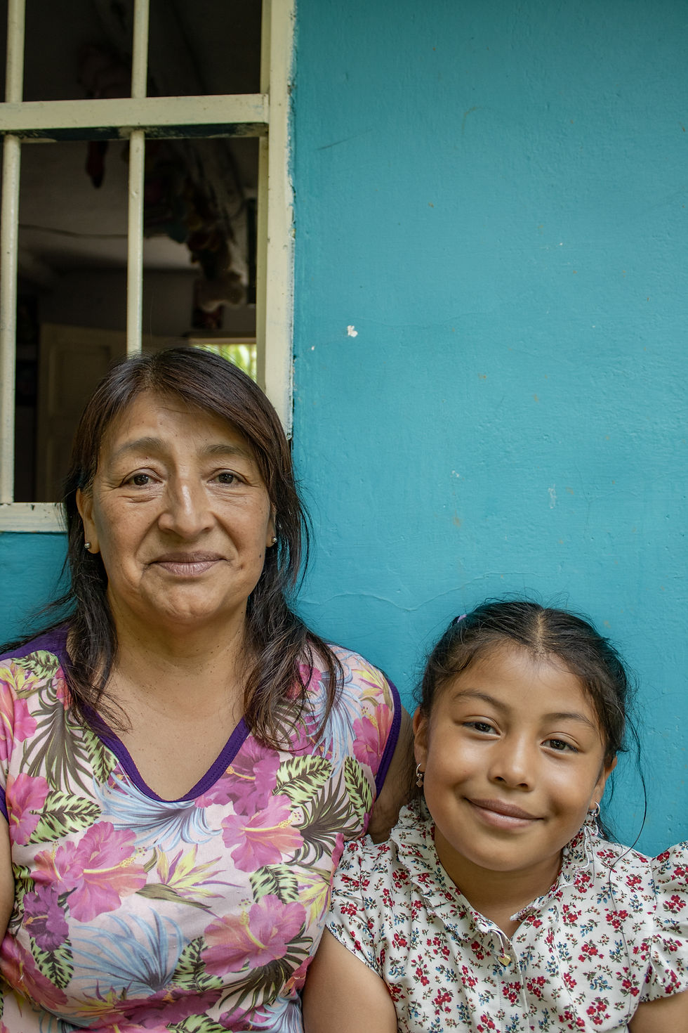 Mery y su nieta Sofia