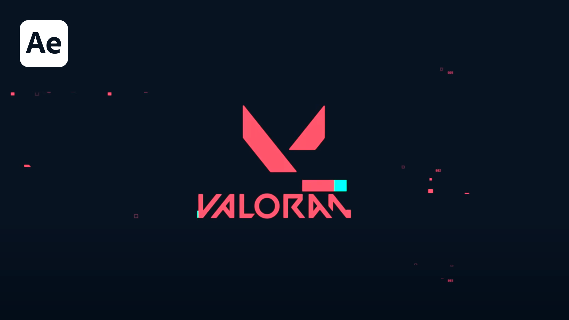 Valorant Logo Intro Template