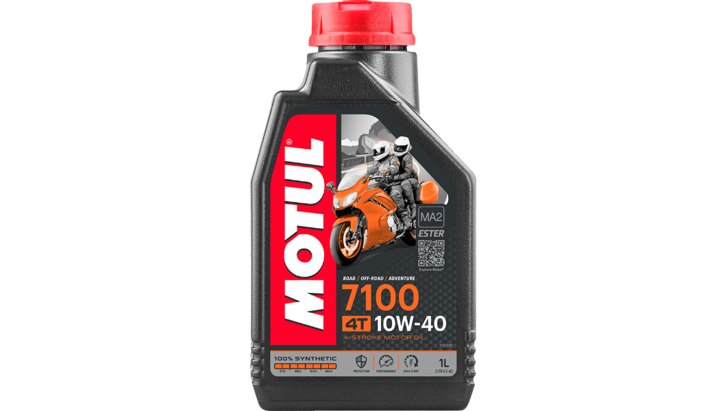Motul 7100 4T Synthetic Oil - 10W-40 - 1L