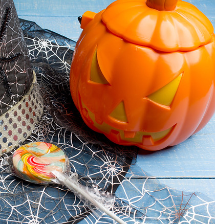 Halloween Hat and Decor