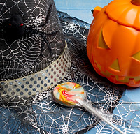 Halloween Hat and Decor
