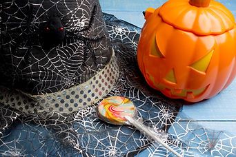 ハロウィンハットと装飾