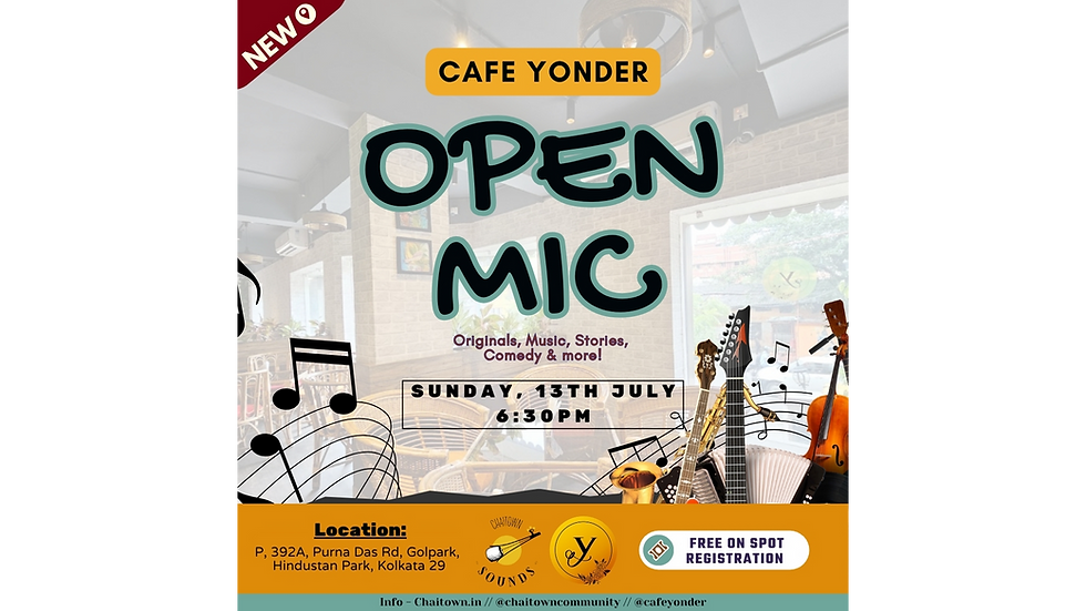 OPEN MIC NIGHT - CAFE YONDER