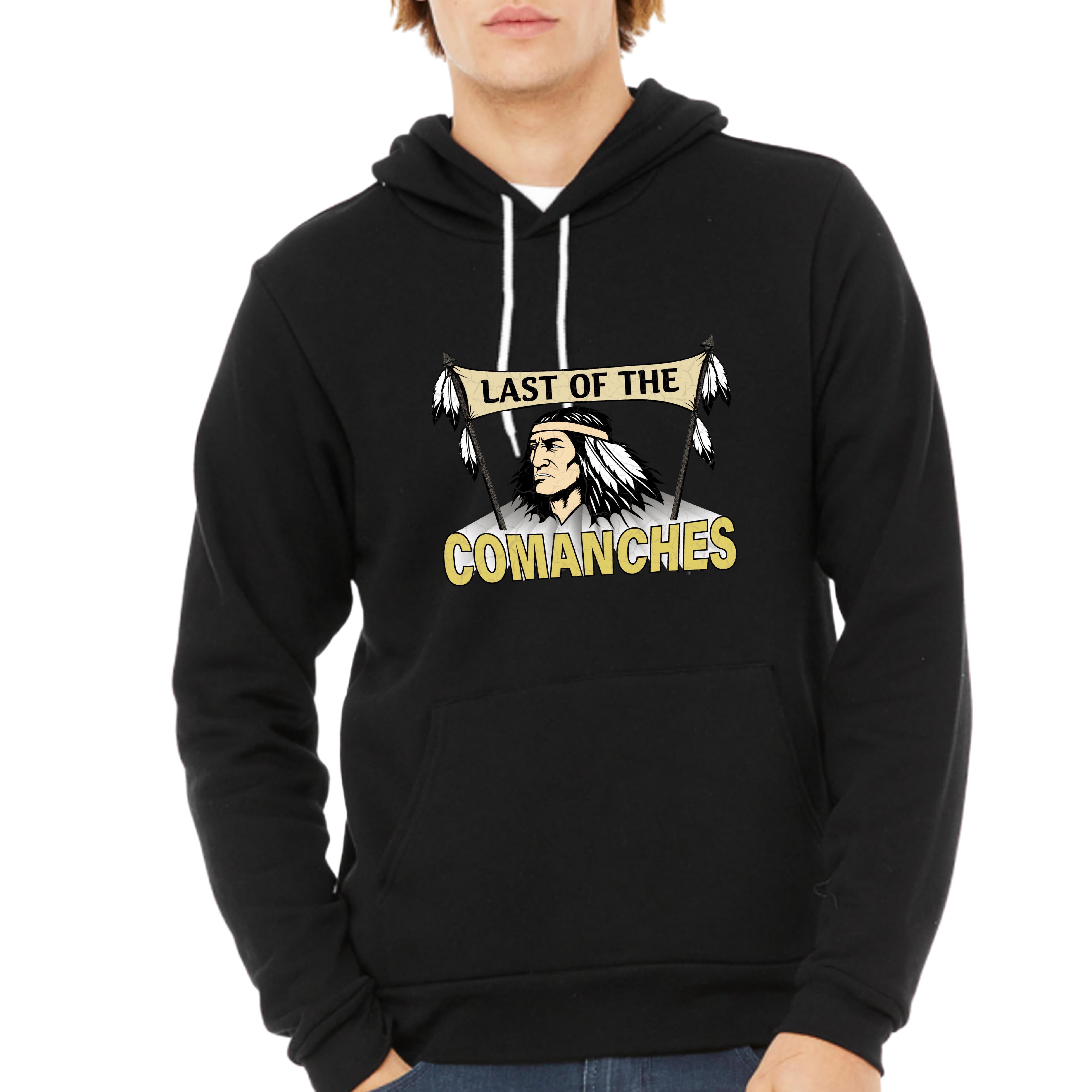 Last of the Comanches Bella Canvas 3719 Unisex Hooded Sweatshirt
