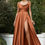 Thumbnail: Satin A-Line Dress
