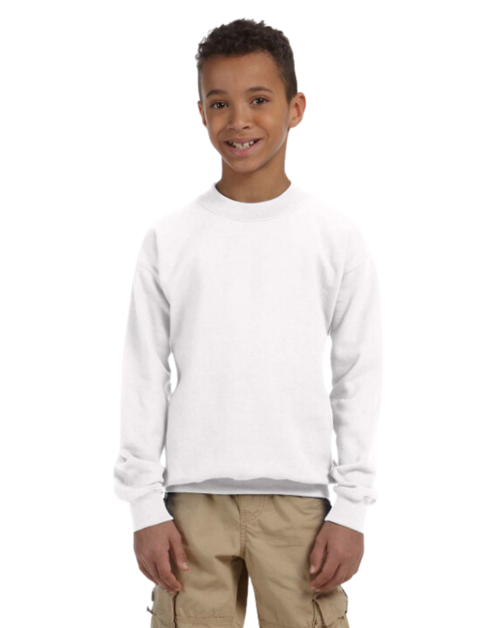 Thumbnail: Gildan G180B Youth Heavy Blend™ 8 oz., 50/50 Fleece Crew