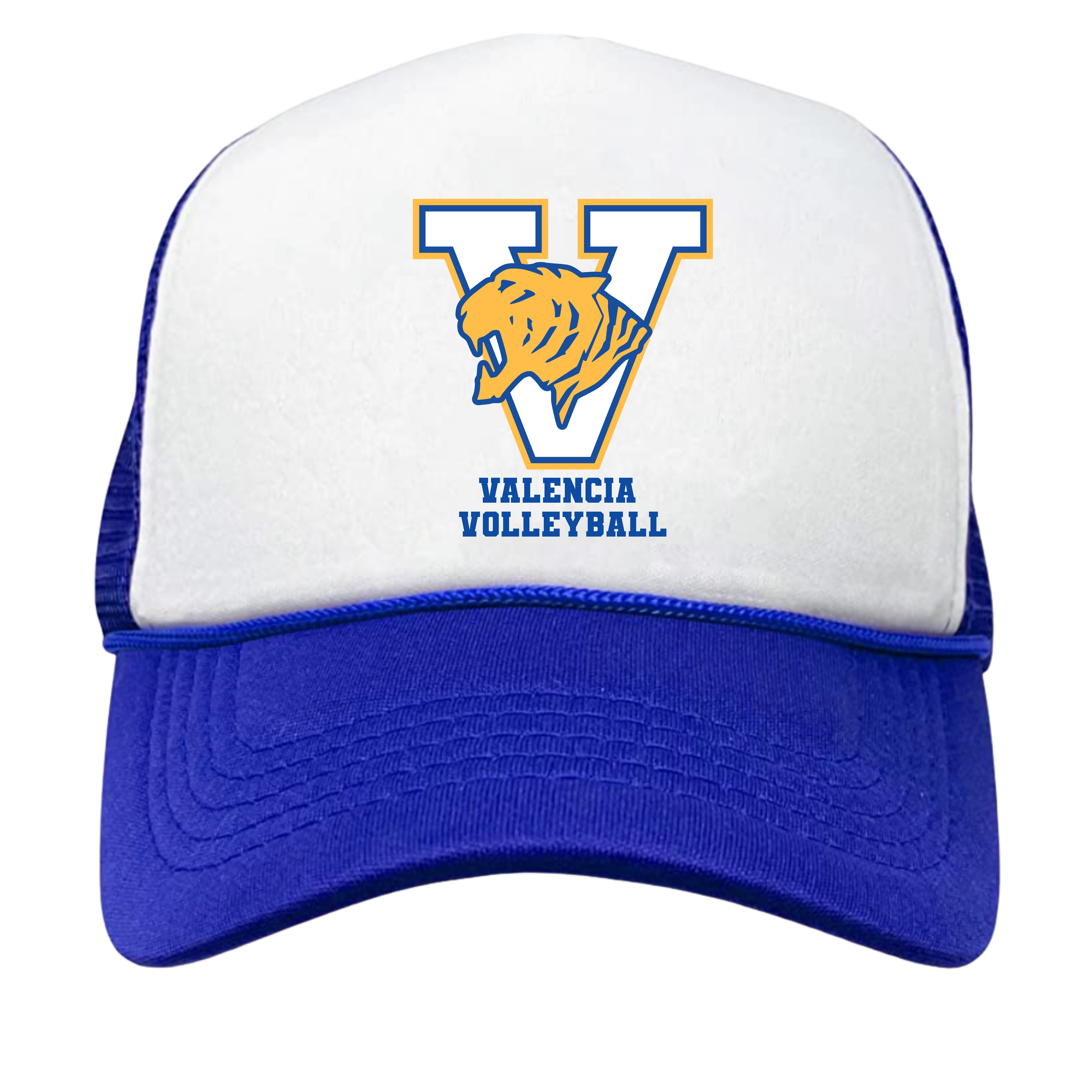Foam Trucker Hat (White/Royal Blue)