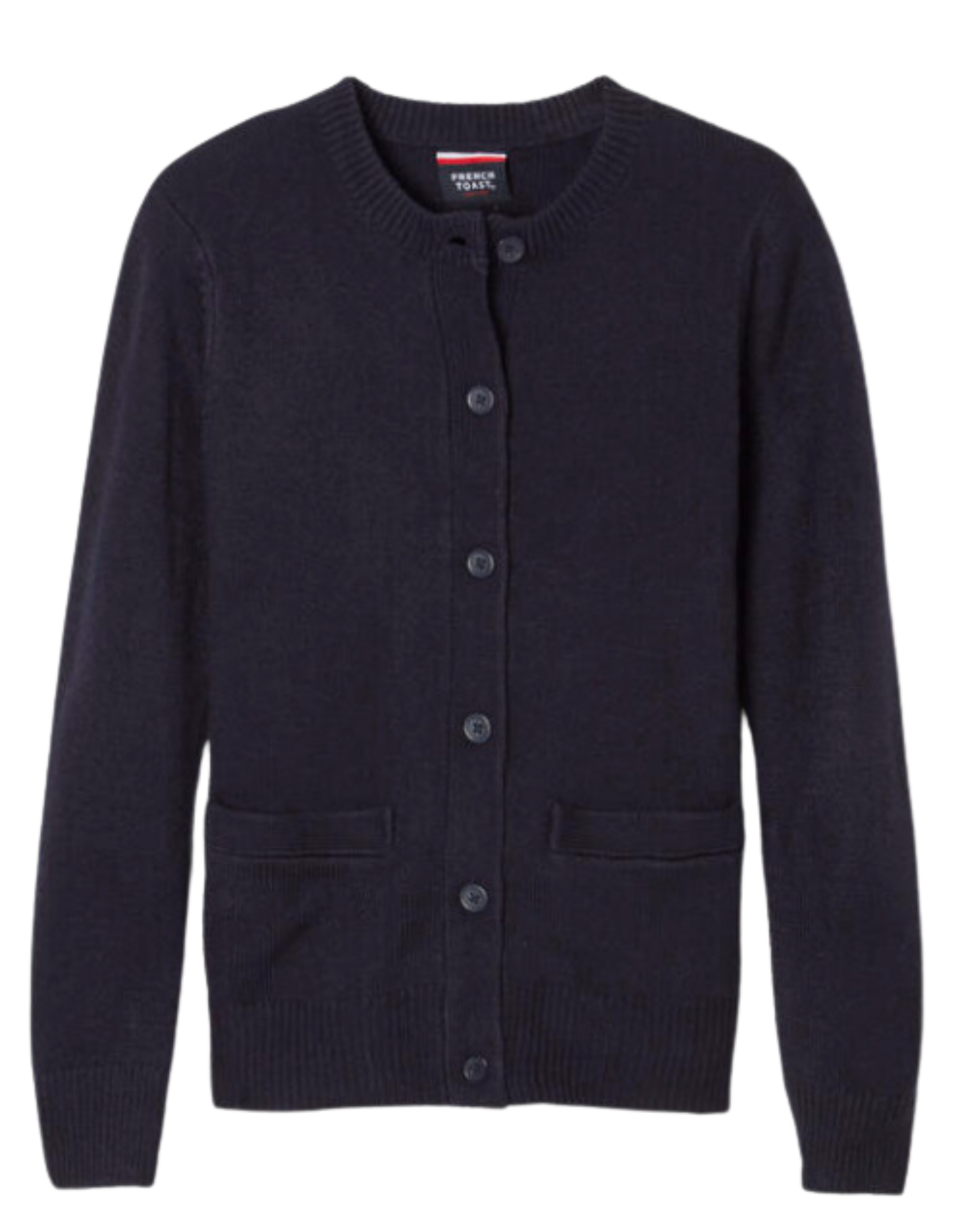 Crewneck Sweater Cardigan