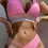 Thumbnail: Scallop Patchwork Plunge Swimwear Bikinis Set