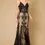 Thumbnail: Fitted Long Formal Prom Dress