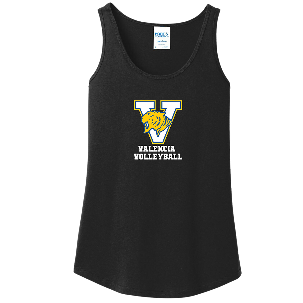 Thumbnail: Port & Company LPC54TT Ladies Core Cotton Tank Top