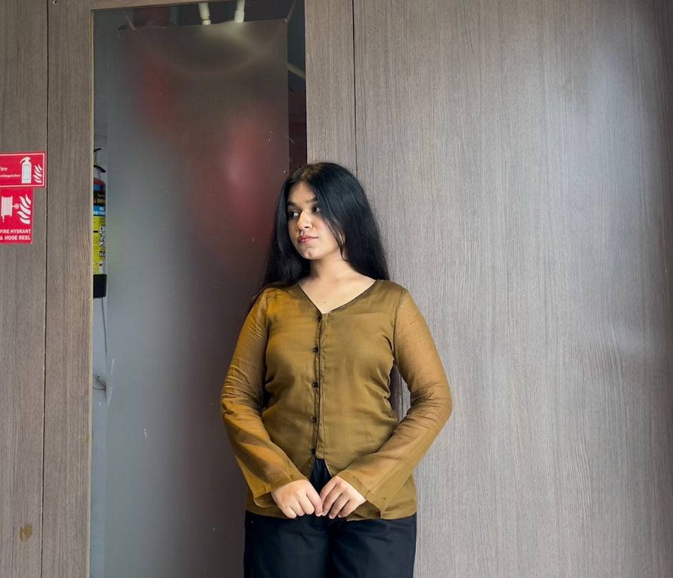 Thumbnail: MUSTARD MUL-MUL SHIRT