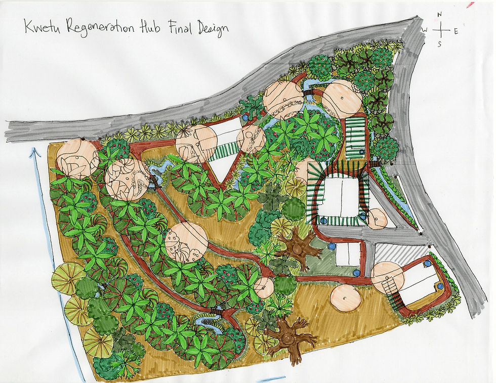 Kwetu Regeneration Hub Final Design Drawing