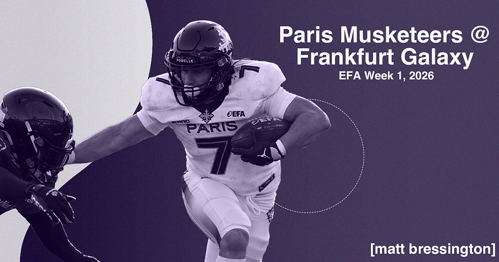 Paris Musketeers @ Frankfurt Galaxy | Match Grading | EFA Week 1, 2026