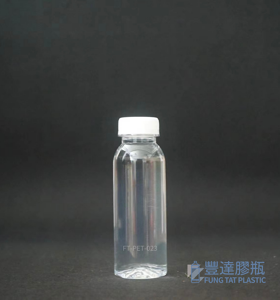 高品質透明清澈的食品級PET塑料瓶，展示產品原始色澤。