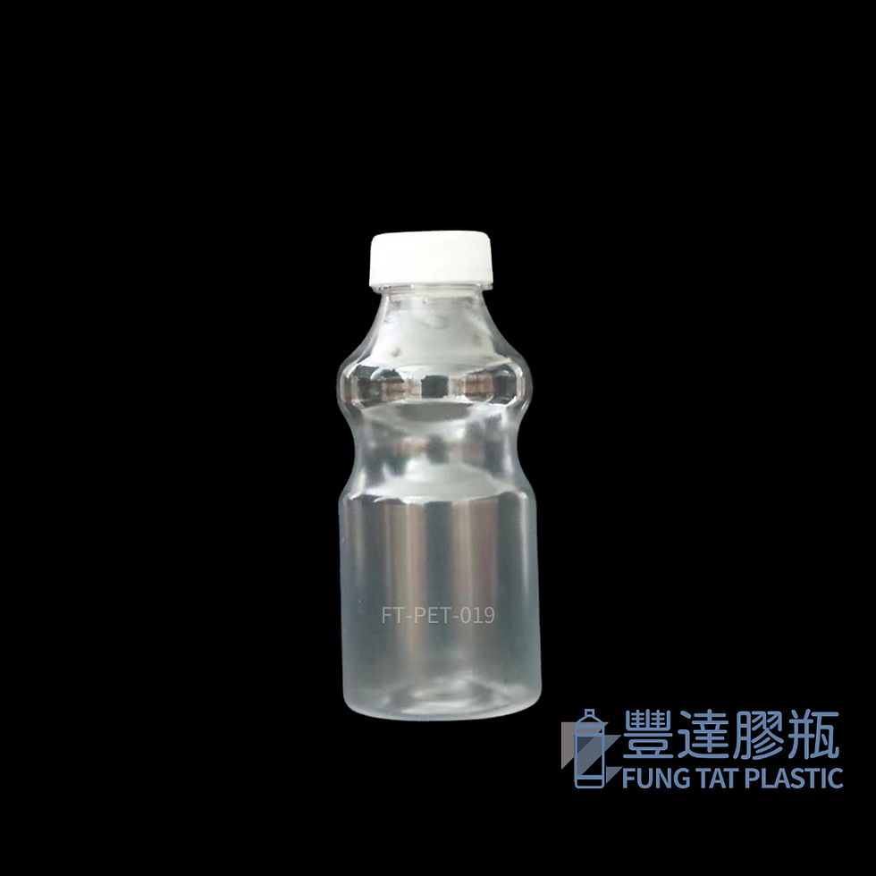 高品質透明清澈的食品級PET塑料瓶，展示產品原始色澤。