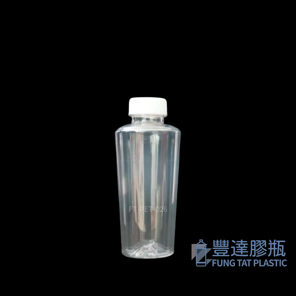 高品質透明清澈的食品級PET塑料瓶，展示產品原始色澤。
