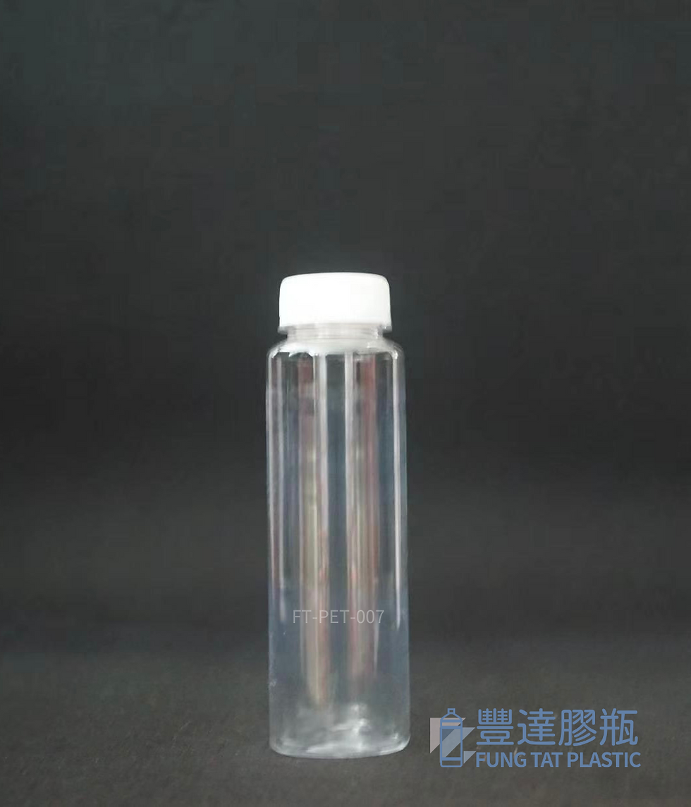 高品質透明清澈的食品級PET塑料瓶，展示產品原始色澤。