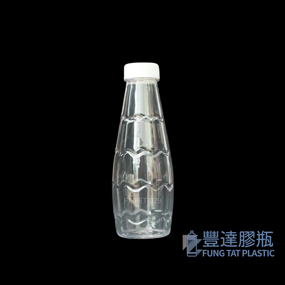 高品質透明清澈的食品級PET塑料瓶，展示產品原始色澤。
