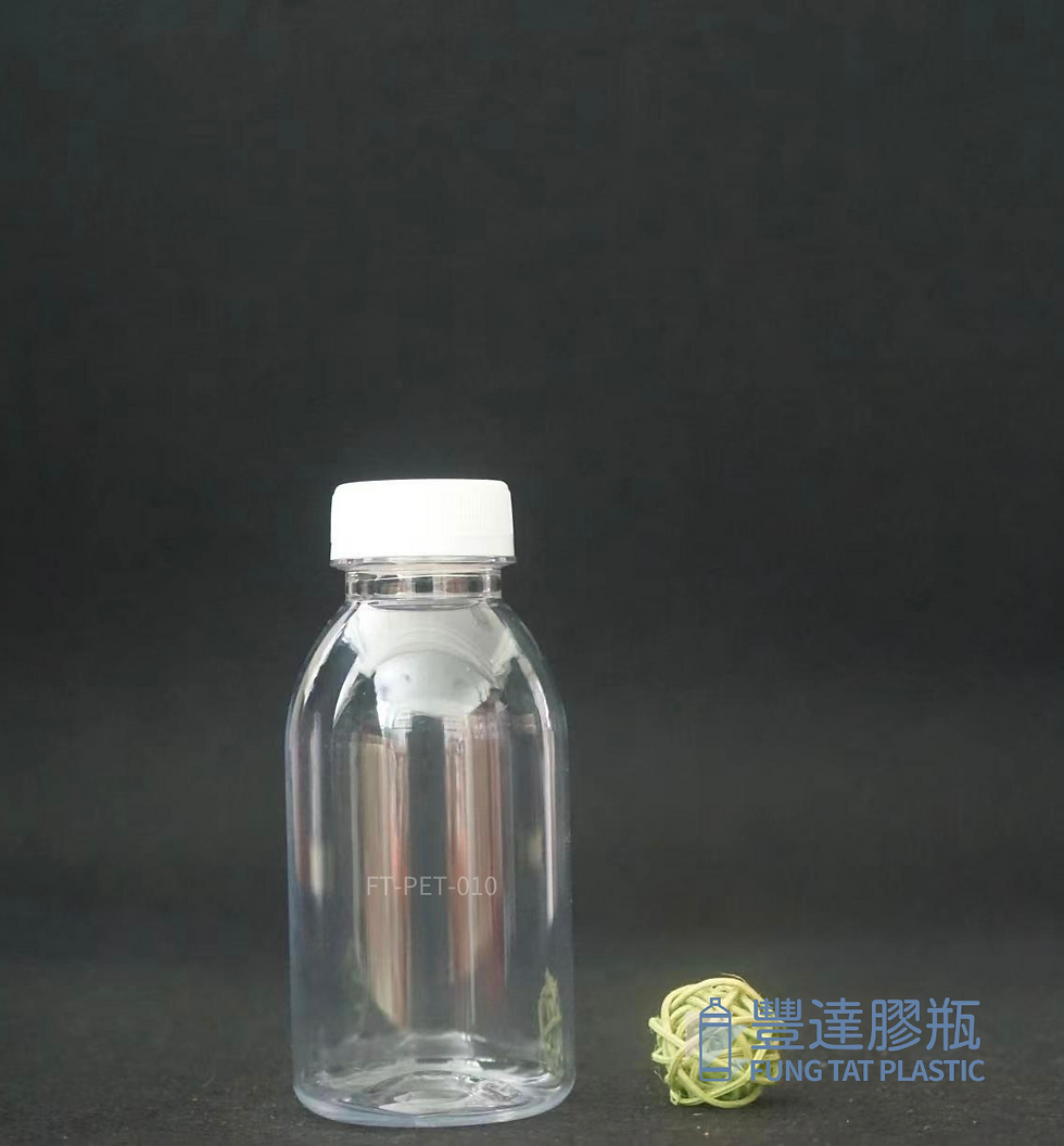 高品質透明清澈的食品級PET塑料瓶，展示產品原始色澤。