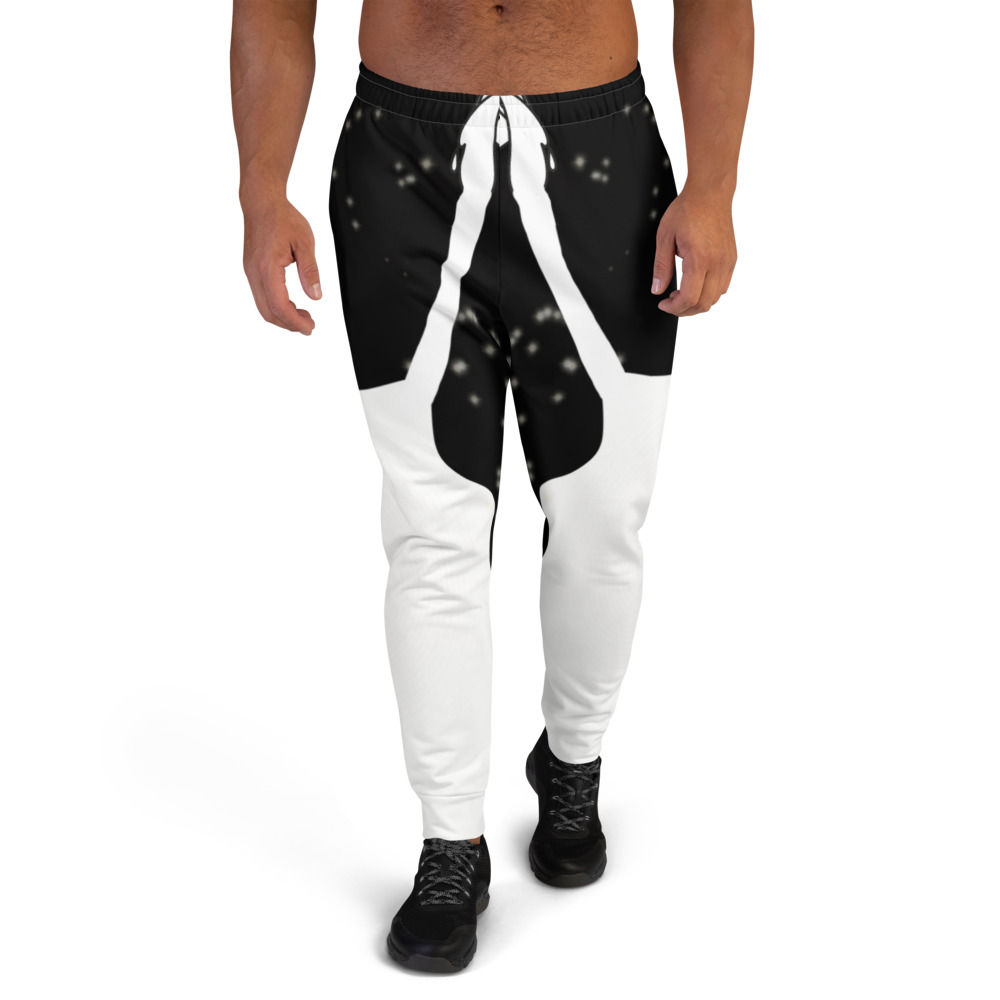 B&W Paint Drip Joggers