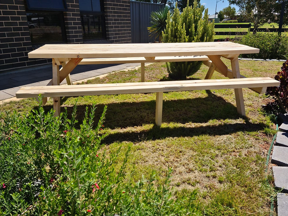 Thumbnail: 1.8m Pine Picnic Table