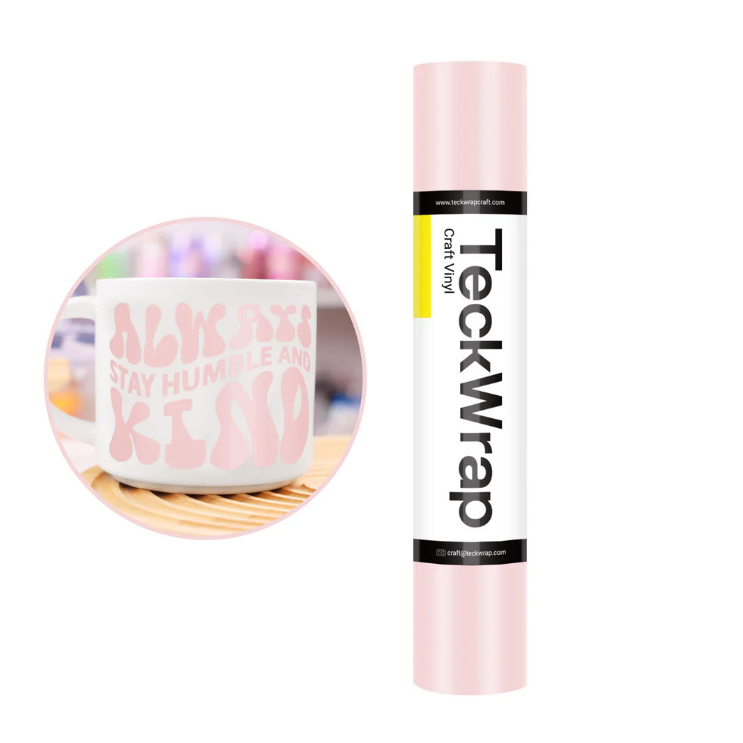 Light Pink Matt Teckwrap Self Adhesive Vinyl