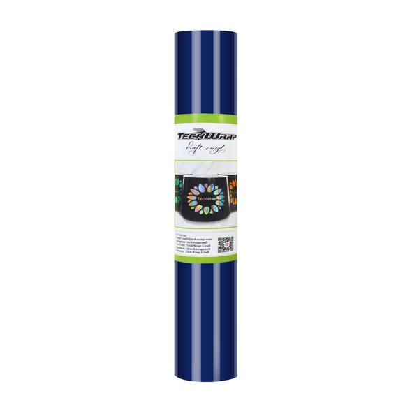 Impact Blue 001 Gloss Teckwrap Self Adhesive Vinyl