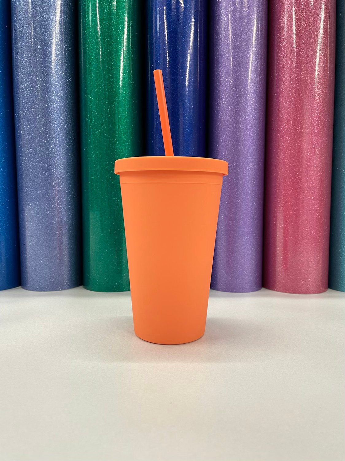 Pumpkin matt tumbler - 16oz